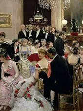 The Evening, 1880 By Jean Beraud