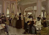 The Gloppe Pastry Shop Champs Elysees By Jean Beraud