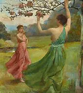 Picking Fruit, 1914 By Julian Ashton