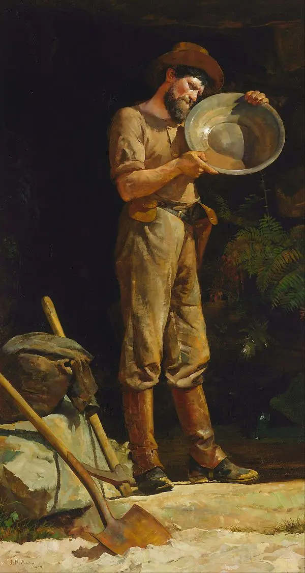 The Prospector, 1889 By Julian Ashton