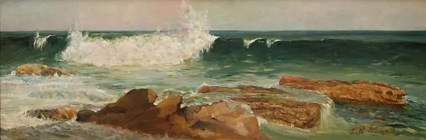 The Wave, 1901 By Julian Ashton