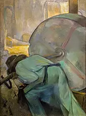 Glass Mill By Saturnino Herran