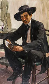 Portrait of Saturnino Herran By Saturnino Herran