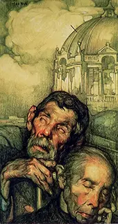 The Blind, 1914 By Saturnino Herran