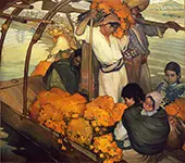 The Offering By Saturnino Herran