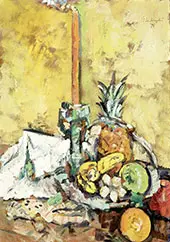 Still Life with Candlestick, c1928 By Leslie Hunter