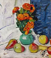 Still Life with Marigolds By Leslie Hunter