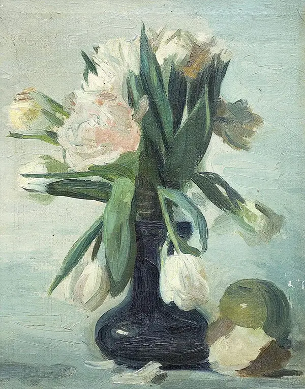 Tulips II By George Leslie Hunter