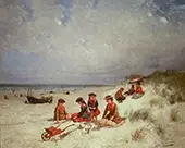 A Day at the Beach By Frans Verhas