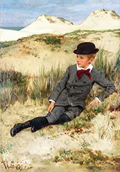 On the Dunes By Frans Verhas