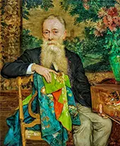 Portrait of Maria Lambiotte By Frans Verhas