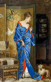 The Kimono By Frans Verhas
