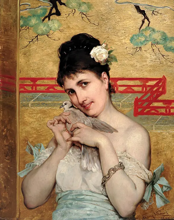 The Lovebird By Frans Verhas