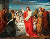 The Raising of the Widows Son in Nain, 1860 By Frans Verhas