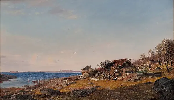 Evening Atmosphere, 1883 By Amaldus Clarin Nielsen