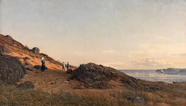 Hobdeheien at Mandal, 1922 By Amaldus Clarin Nielsen