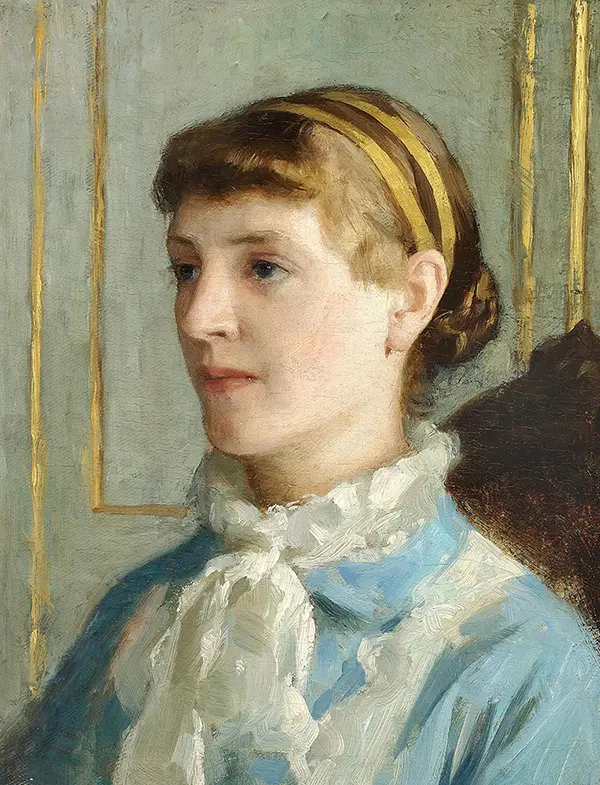 Ingeborg Normann Nee Stegmann By Laurits Tuxen