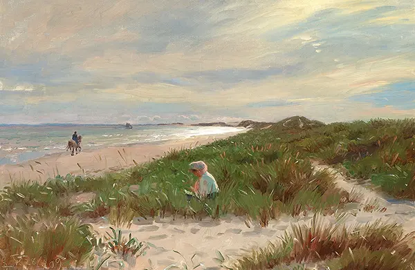 Summer Day on Skagen Sonderstrand By Laurits Tuxen