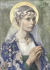 Beate Maria 1904 By Gari Melchers