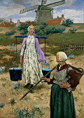 In Holland 1891 By Gari Melchers