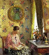 Lady Reading 1910 By Gari Melchers