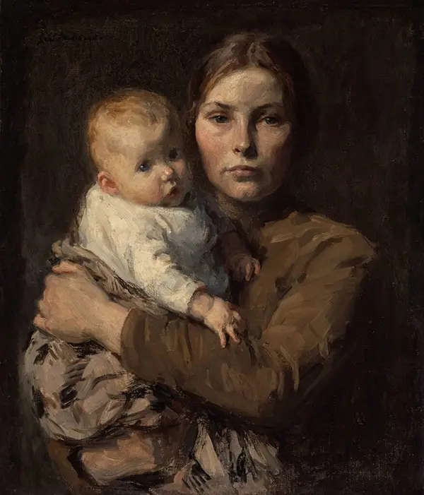 Mother and Child By Gari Melchers