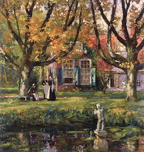 My Garden 1903 By Gari Melchers