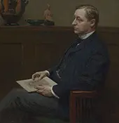Portrait of Charles Lawrence Hutchinson By Gari Melchers