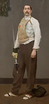 The Fencing Master 1900 By Gari Melchers