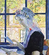 The Lace Cap By Gari Melchers