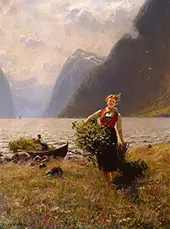 Dairymaid and Leaf Bunt By Hans Dahl