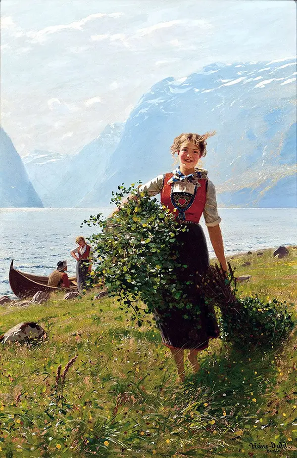 Flirtation By Hans Dahl