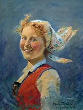 In a Good Mood 1899 By Hans Dahl