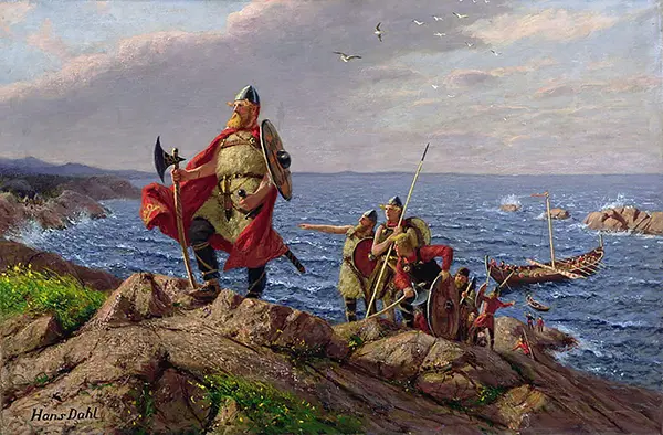 Leif Eriksson Discovers America By Hans Dahl