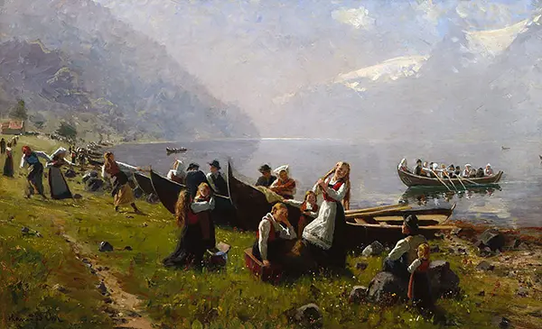 Midsummer Feast By Hans Dahl