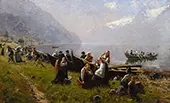 Midsummer Feast By Hans Dahl