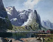 Northlandfjord c1890 By Hans Dahl