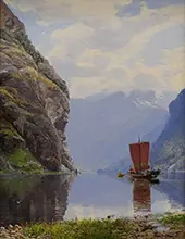 Norwegian Fjord 1916 By Hans Dahl