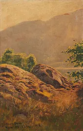 Rocks and Mountains 1916 By Hans Dahl