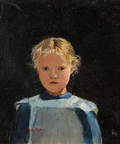 Study of Little Girl By Hans Dahl