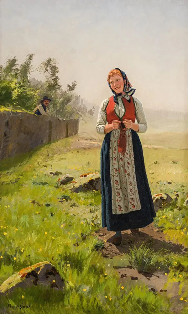 The Milkwoman's Day Off Flirtation By Hans Dahl