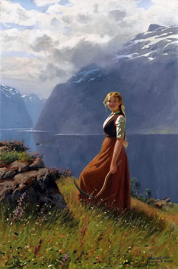 The Young Harvester By Hans Dahl