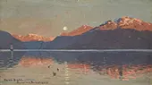 The Sognefjord at Balestrand, 1937 By Hans Dahl