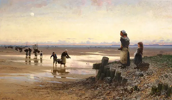 Early Morning with Shellfish By Frithjof Smith-Hald