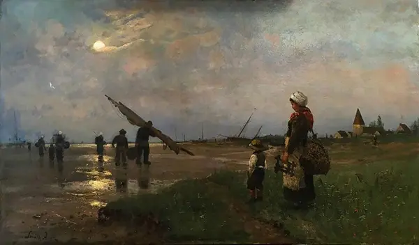 Return of the Boats By Frithjof Smith-Hald