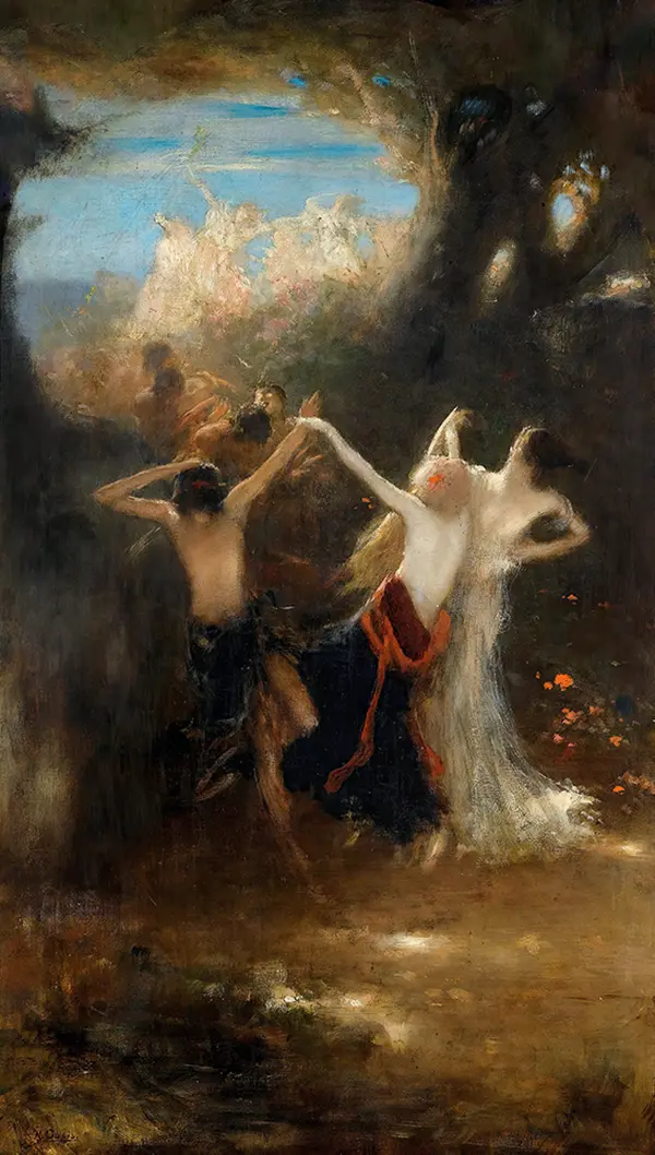 Dance of the Nymphs By Nikolaos Gyzis