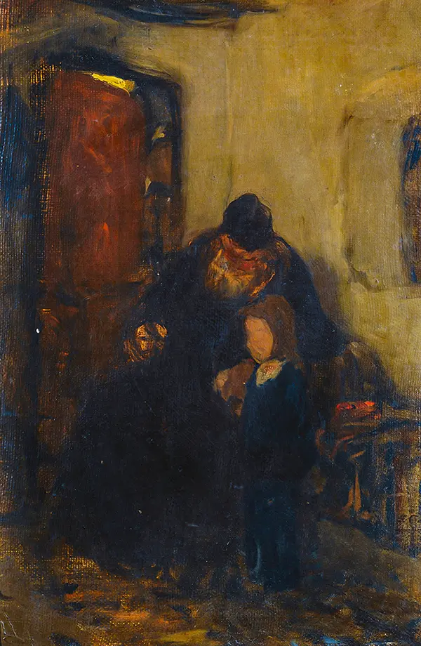 Grandfather and Child By Nikolaos Gyzis