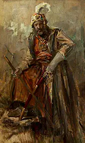 Oriental Warrior, 1842 By Nikolaos Gyzis