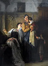 Peek a Boo, 1882 By Nikolaos Gyzis