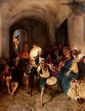 Punishment of a Chicken Thief in Smyrna, 1873 By Nikolaos Gyzis